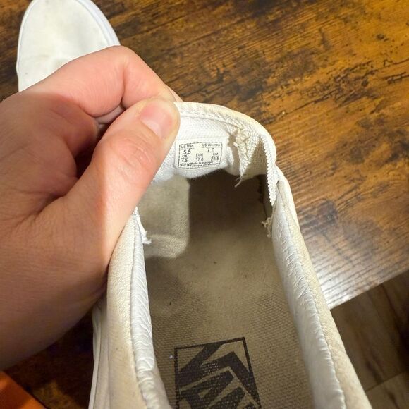 Women's Vans Classic Slip-On Shoes GUC - Picture 6 of 7